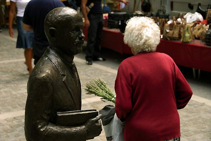 Busto Italo Svevo, trieste - foto di Maurizio Valdemarin